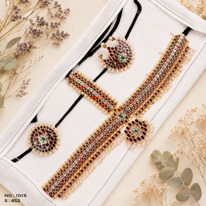 Traditional Bharatanatyam Head Jewellery