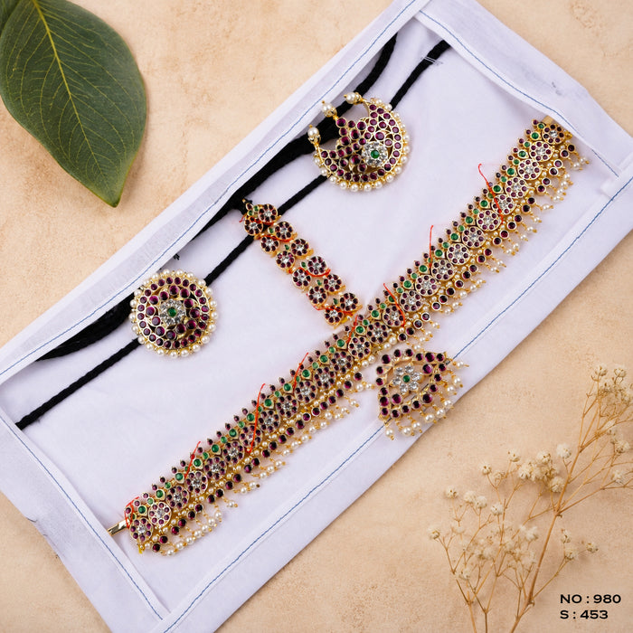 Traditional Bharatanatyam Head Accessory – No. 980