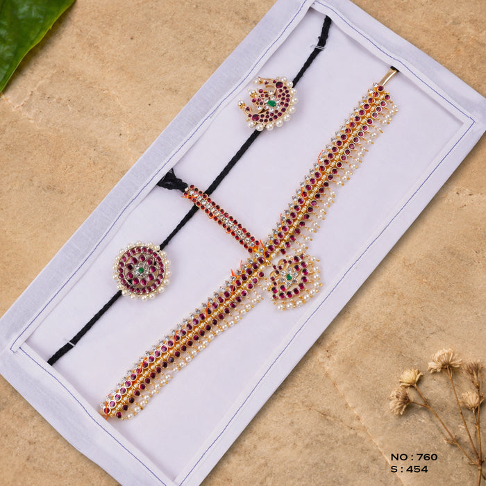 Traditional Bharatanatyam Headband – No. 760
