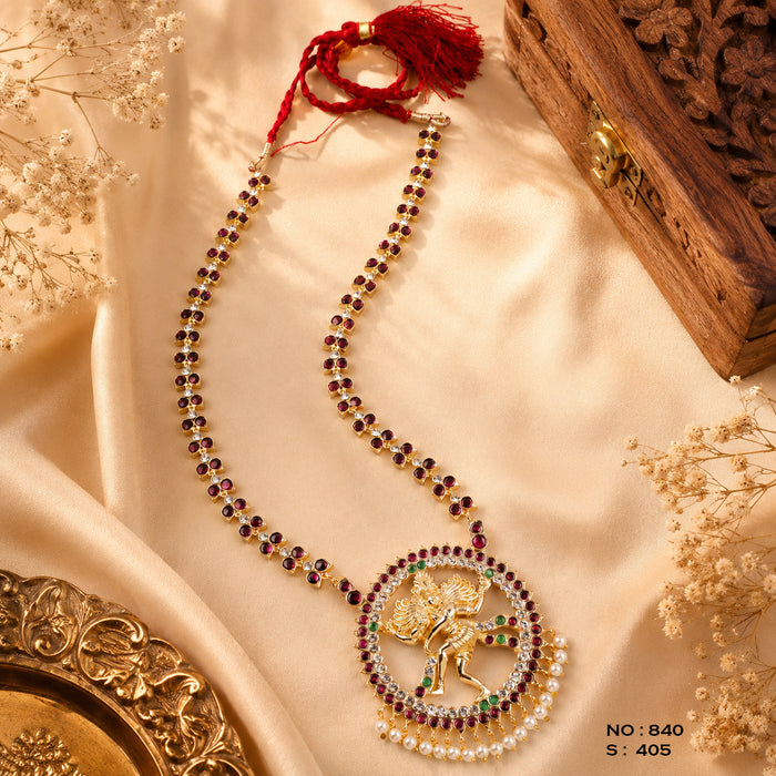 Bharatanatyam Jewellery Nartraja Necklace – No. 840