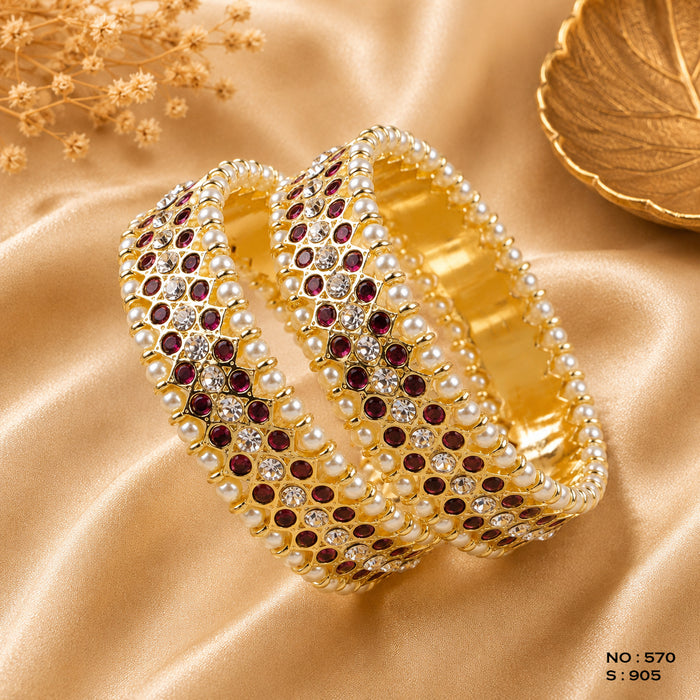 Bharatanatyam Jewellery Bangles – No. 570