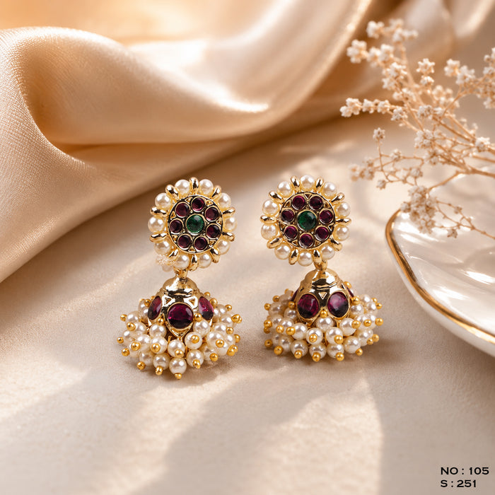 Bharatanatyam Jewellery Earrings – No. 105